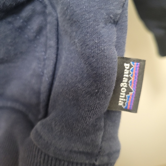 Patagonia Uprisal Hoody Line Ridge Logo Hoodie Sweatshirt Sz Small Navy ♥️ - Picture 4 of 5